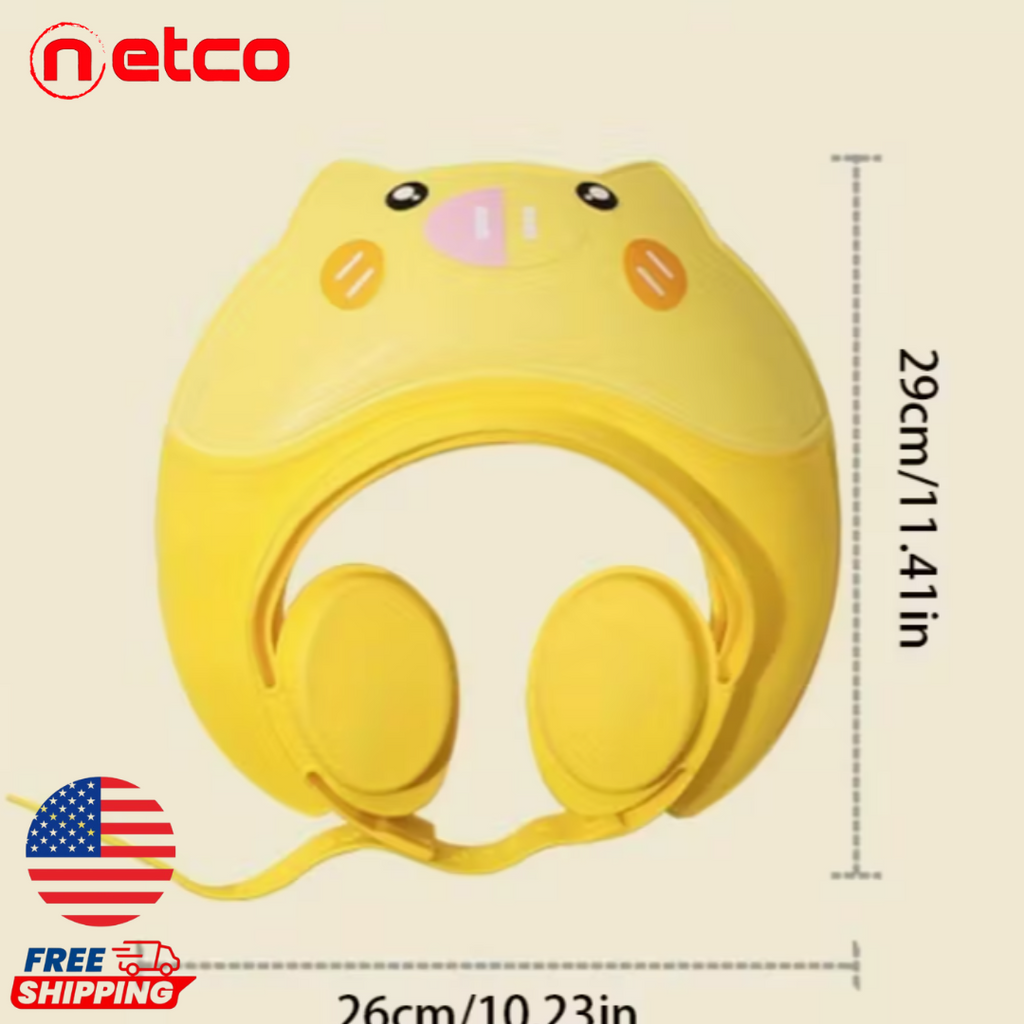 “Adiós Lágrimas en la Ducha  | Gorro Protector de Baño para Bebés ✨ Cabello Limpio sin Agua en los Ojos”