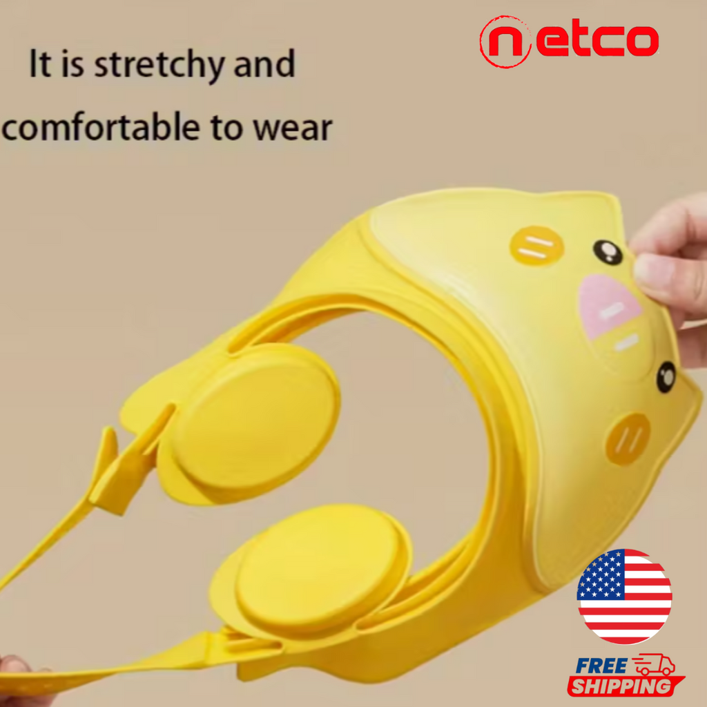 “Adiós Lágrimas en la Ducha  | Gorro Protector de Baño para Bebés ✨ Cabello Limpio sin Agua en los Ojos”