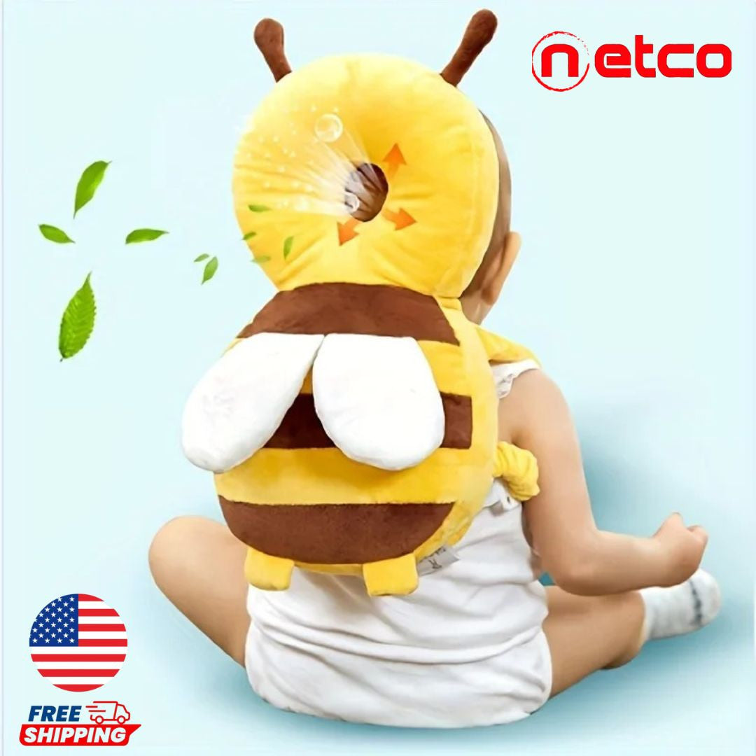 Cojín Antigolpes con Diseño de Abejita – Protege a tu Bebé con Amor ✨