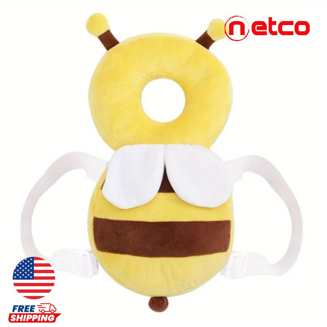 Cojín Antigolpes con Diseño de Abejita – Protege a tu Bebé con Amor ✨