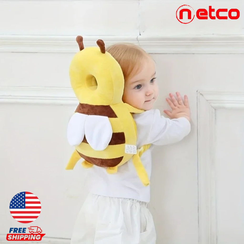 Cojín Antigolpes con Diseño de Abejita – Protege a tu Bebé con Amor ✨