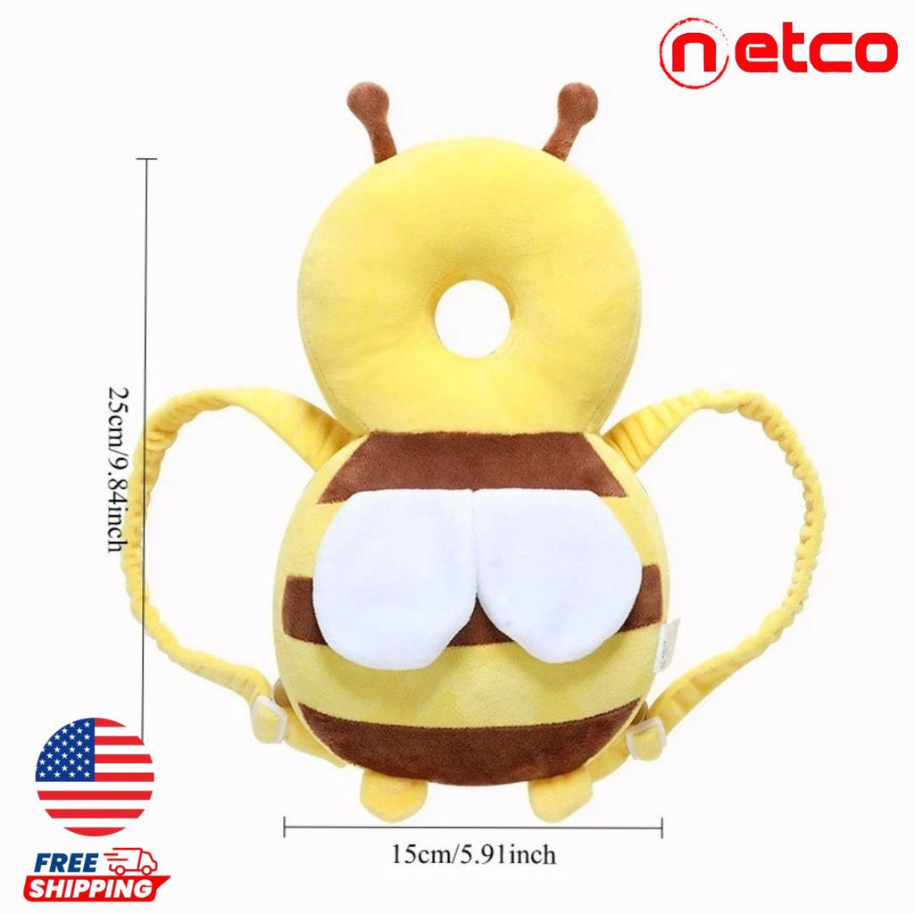 Cojín Antigolpes con Diseño de Abejita – Protege a tu Bebé con Amor ✨