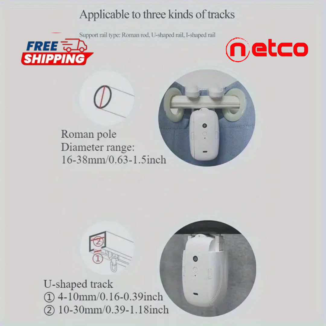 Tuya Smart Curtain Opener – Automatic WiFi Control | Comfort, Style & Smart Living at Home ✨