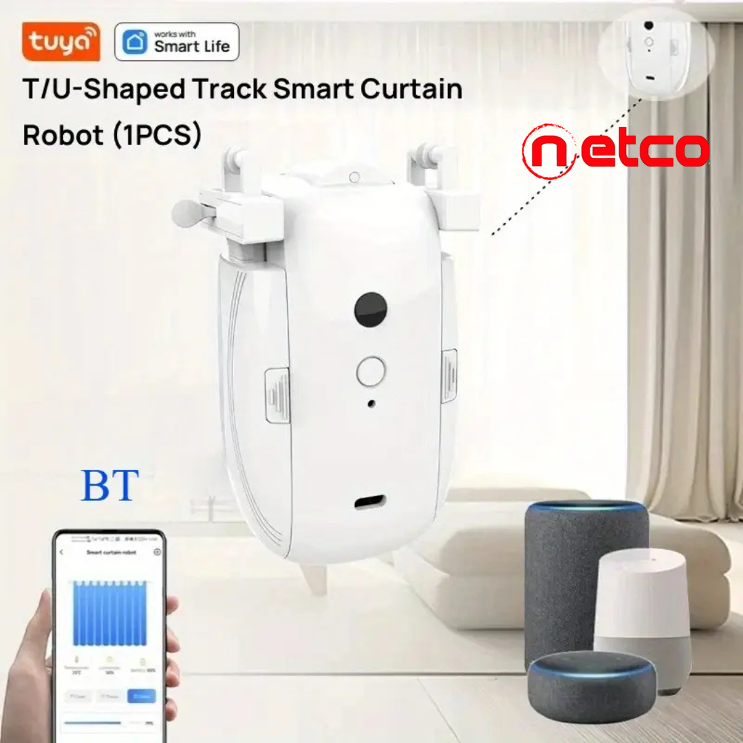 Tuya Smart Curtain Opener – Automatic WiFi Control | Comfort, Style & Smart Living at Home ✨