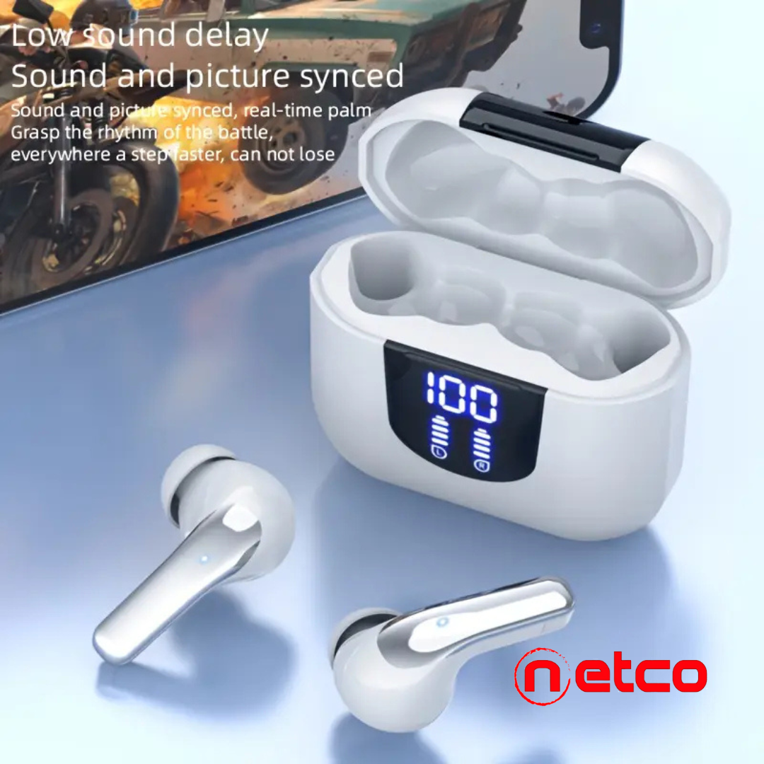 ️‍♂️ Wireless Fitness Earbuds with Active Noise Cancellation – HD Stereo Sound + Sweat Resistance