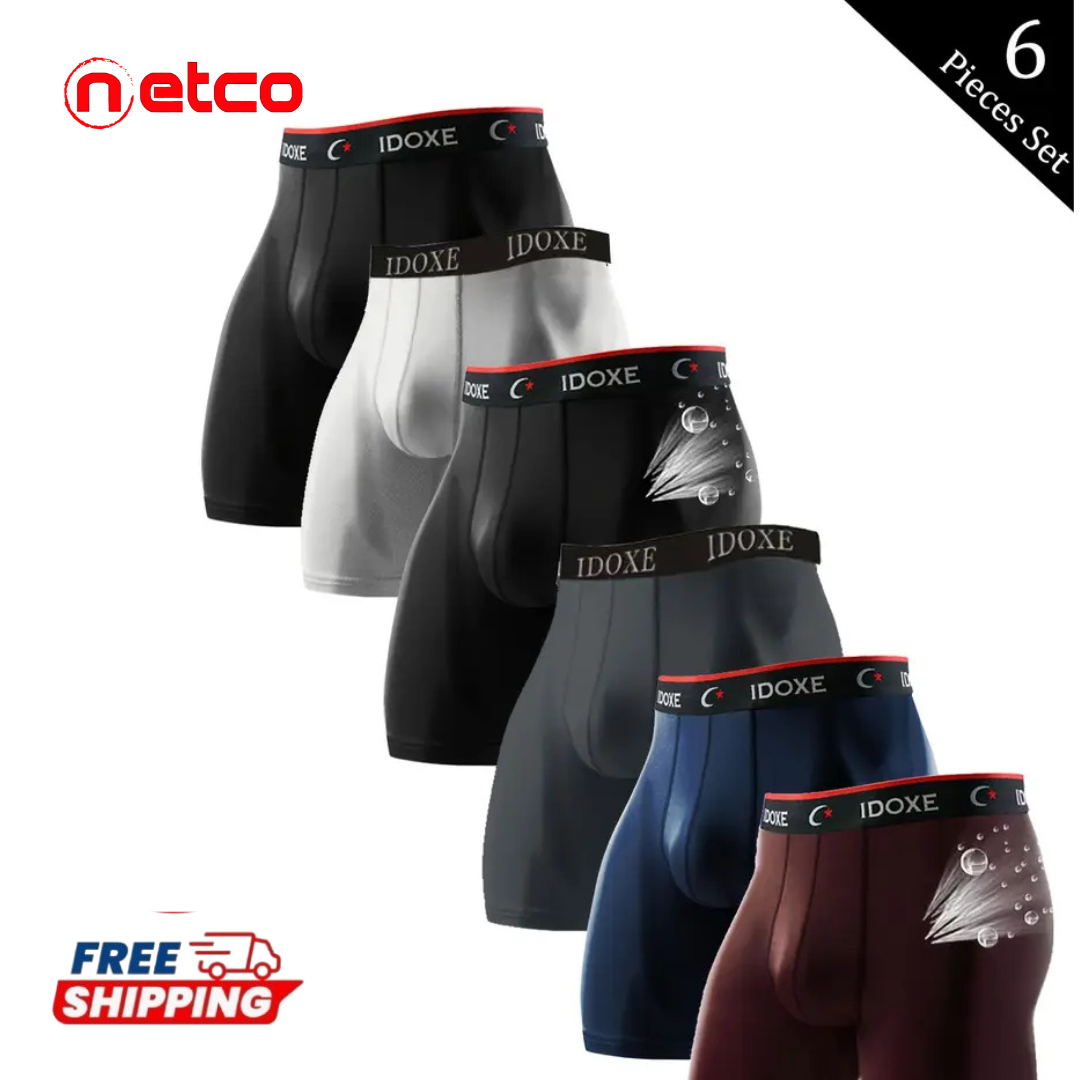 “6× Boxers de Alto Rendimiento  — Ultra Cómodos, Transpirables para Hombres Reales