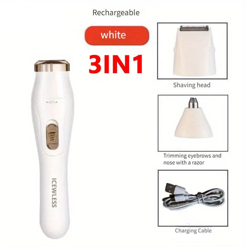 3-in-1 Electric Shaver for Women