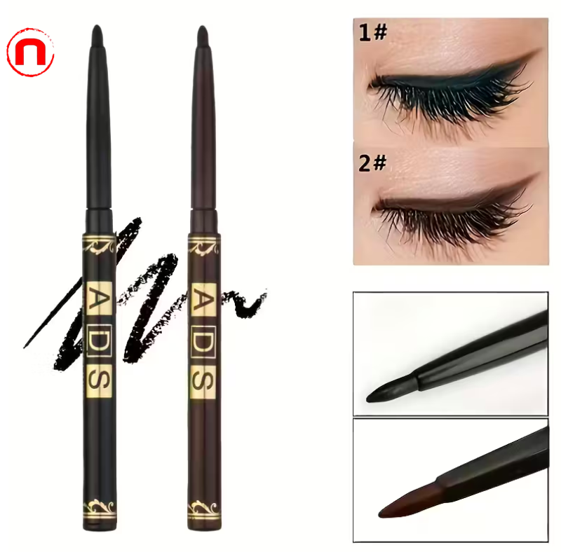 12-Piece Waterproof and Smudge-Proof Eyeliner Set