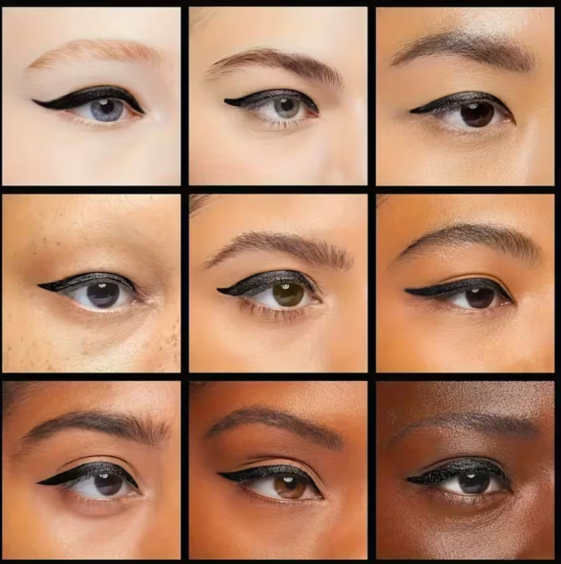 12-Piece Waterproof and Smudge-Proof Eyeliner Set