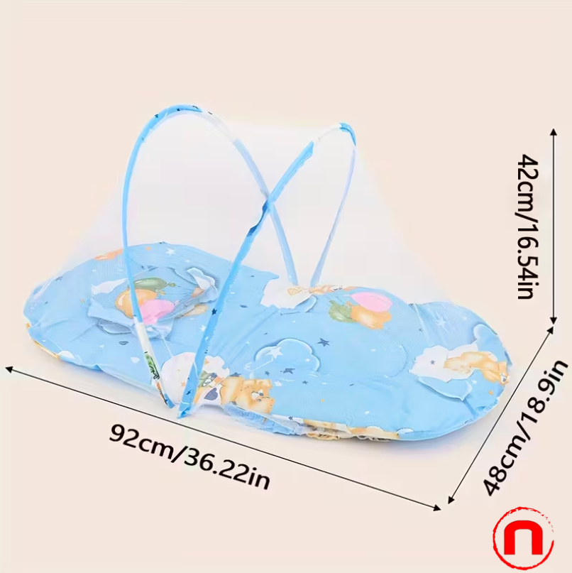 1pc Foldable Mosquito Net for Children, No Installation Required, Portable and Practical