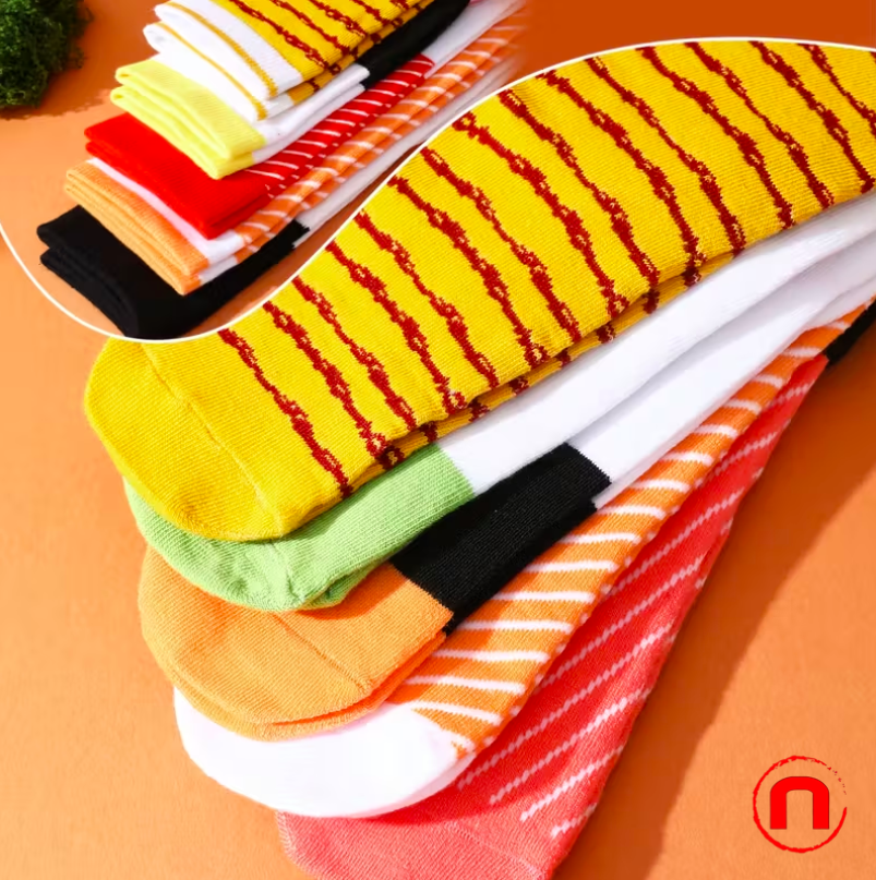 Gift Box of 1/2/5 Pairs of Fun and Cute Sushi Socks