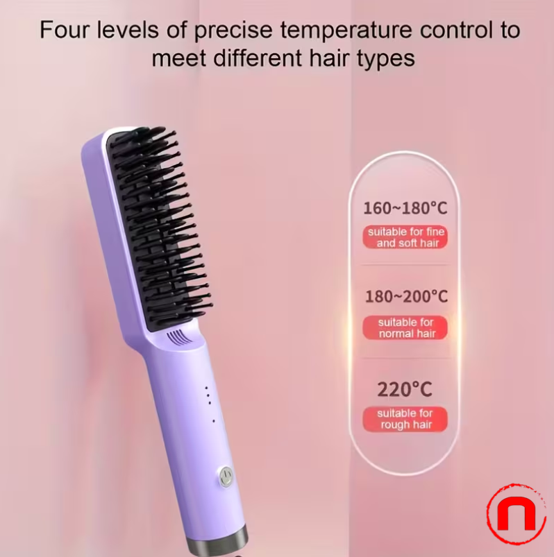 Mini Comb with Fast Heating and 3 Temperature Settings