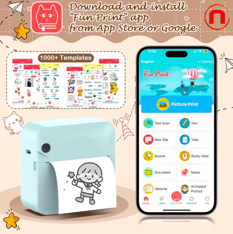 Mini printer, pocket printer