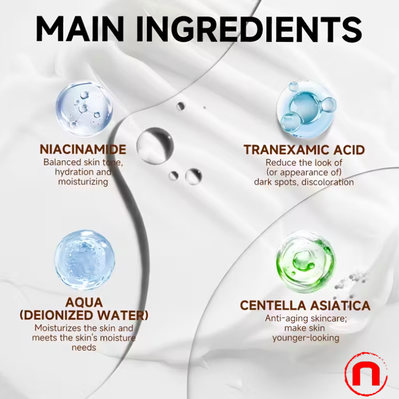 Dual Action Moisturizing Set with 10% Niacinamide + 4% TXA