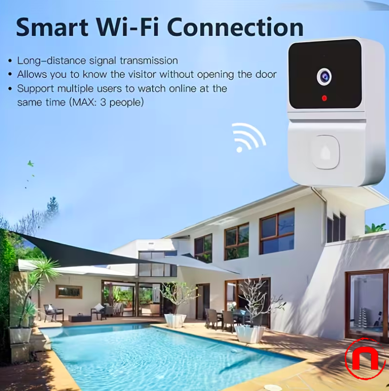 1pc (Built-in Battery) WIFI Smart Doorbell