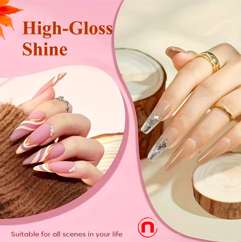 12-piece poly gel manicure kit