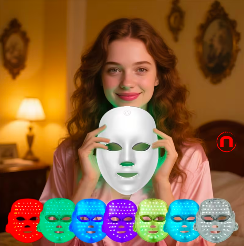 7-color LED facial beauty instrument with USB power