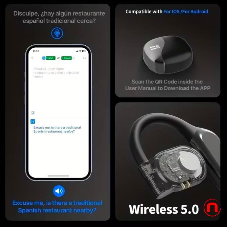 Smart Headphones with Real-Time Translation and AI