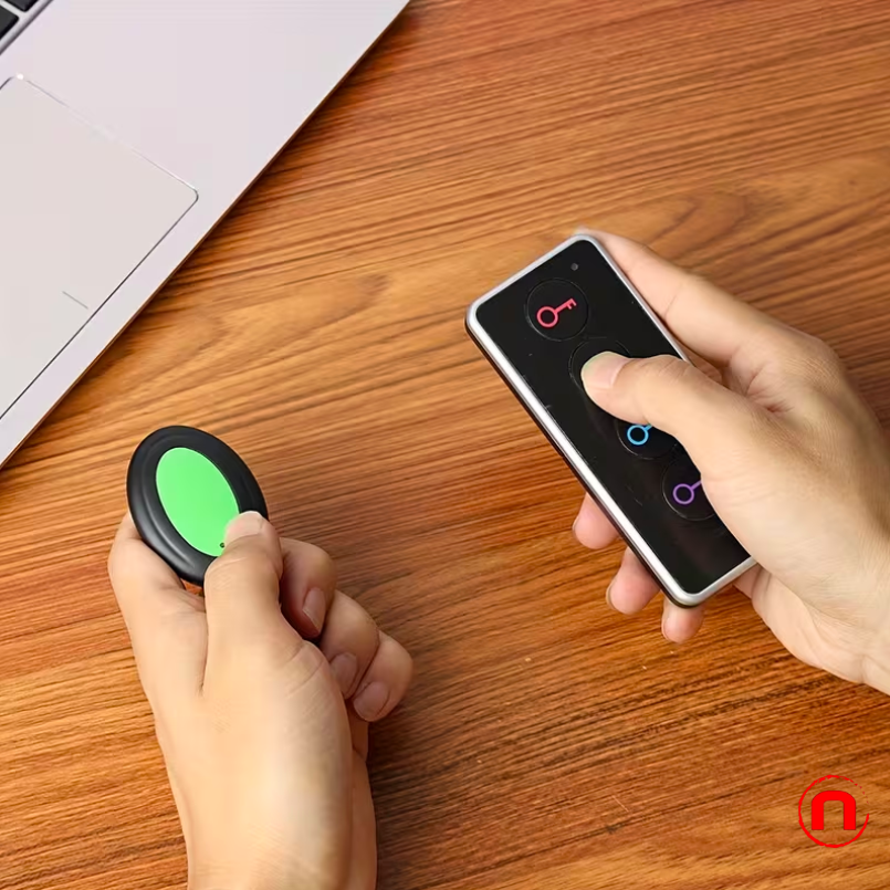 Wireless key finder with LED light