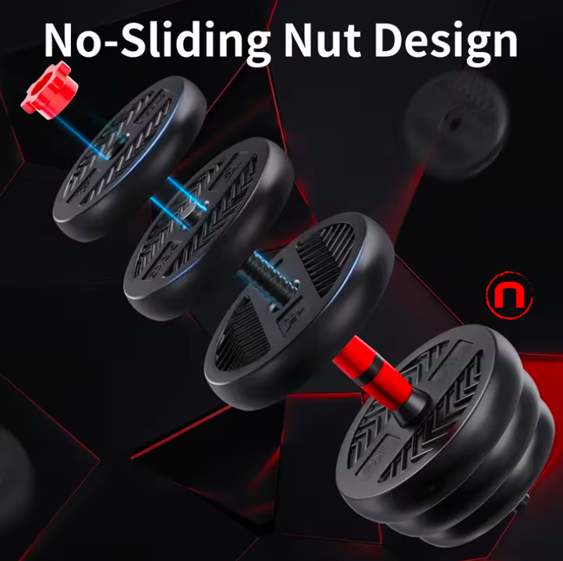 Adjustable dumbbell set