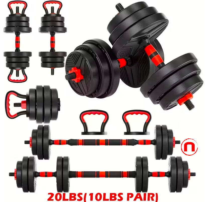 Adjustable dumbbell set