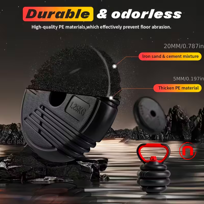 Adjustable dumbbell set