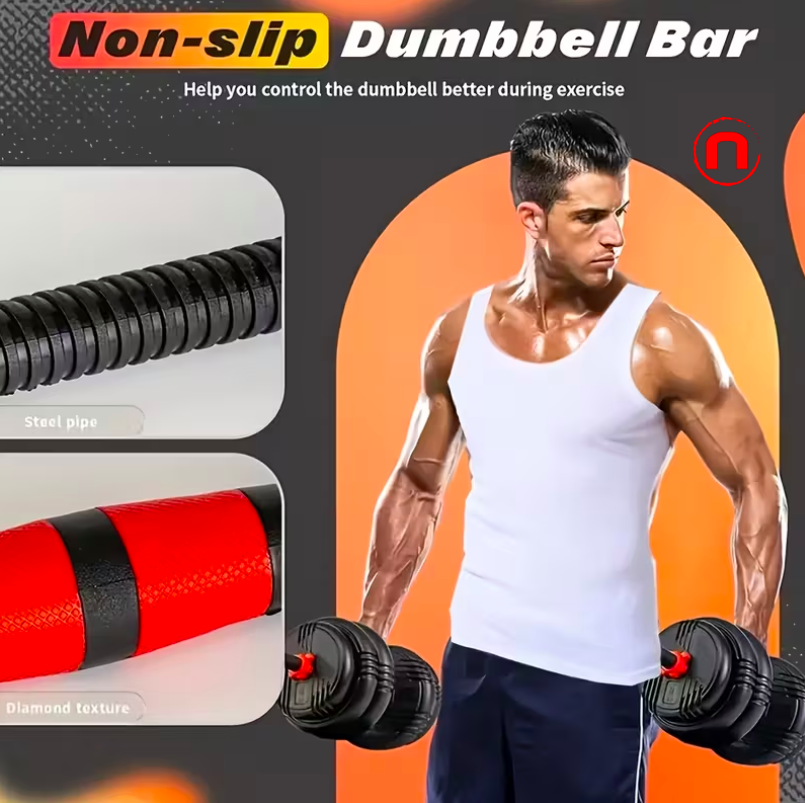 Adjustable dumbbell set