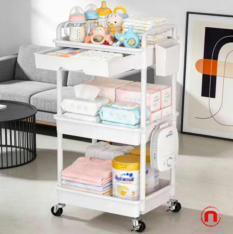 3/4 Tier Mobile Storage Cart