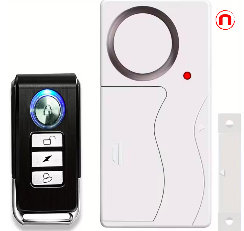 Wireless Door Alarm with Remote Control