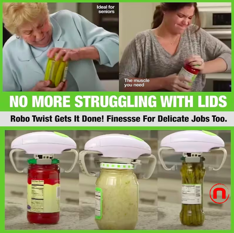 Electric Bottle Opener for Seniors and People with Weak Hands