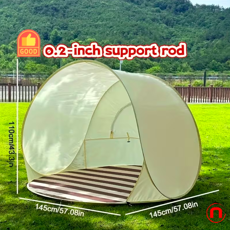 Folding outdoor camping tent
