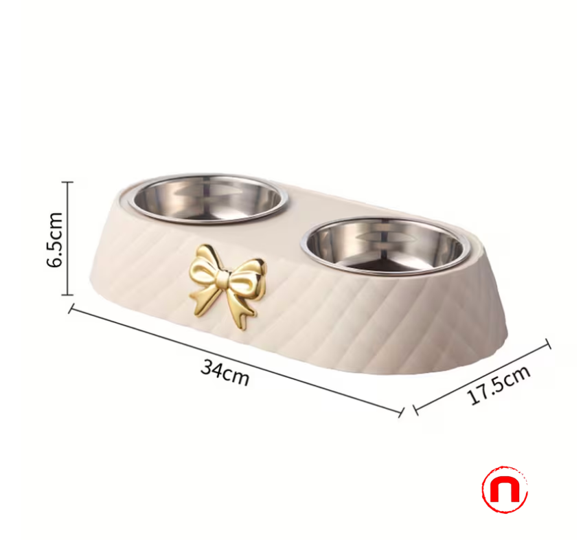 Stainless steel pet bowl