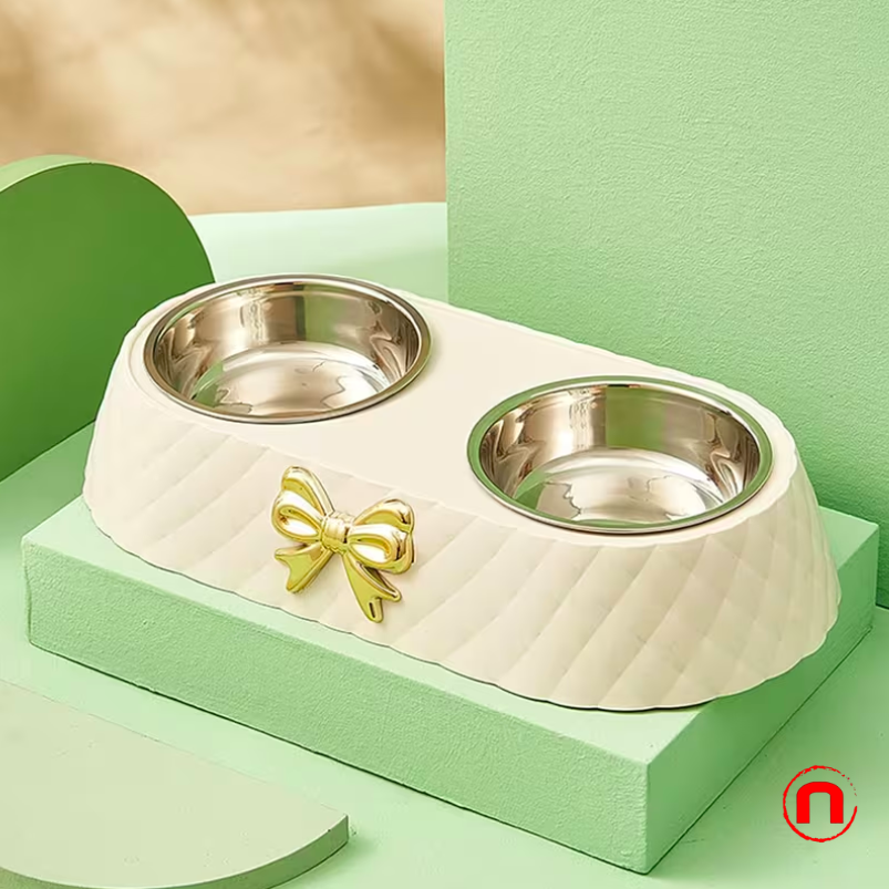 Stainless steel pet bowl