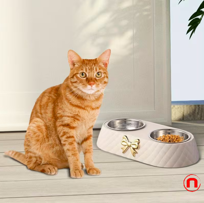 Stainless steel pet bowl