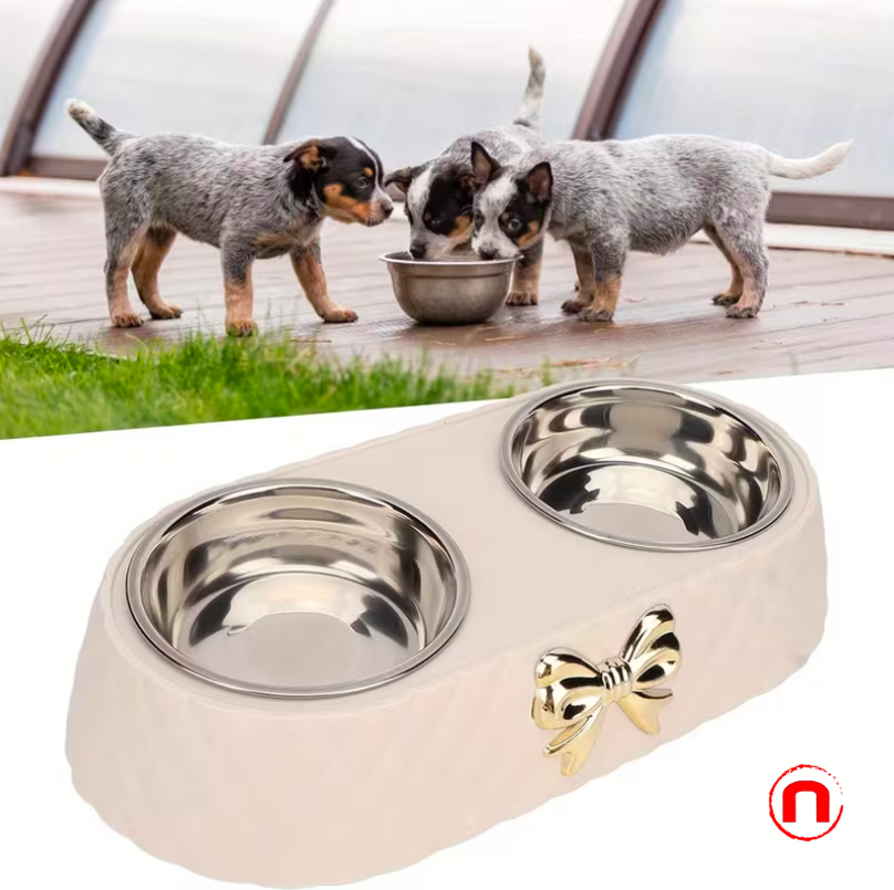 Stainless steel pet bowl