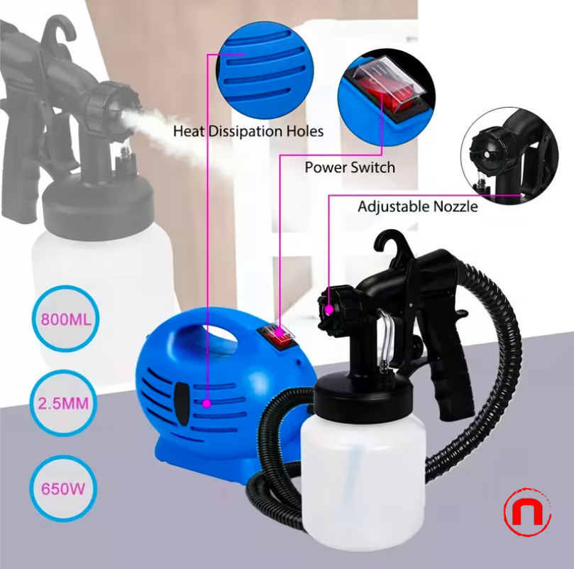 Electric Paint Gun Set