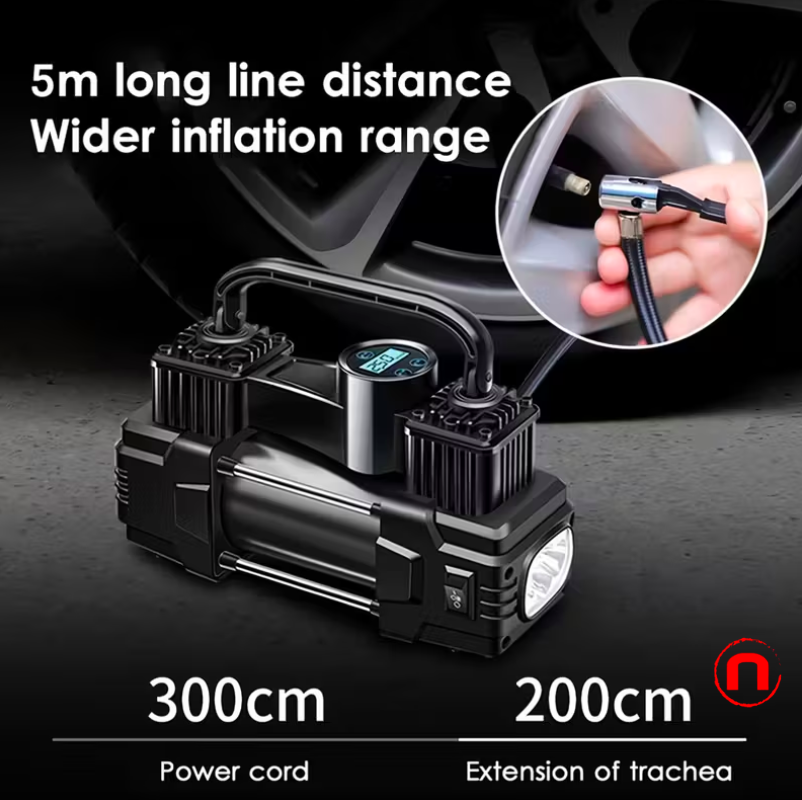 Powerful portable air compressor