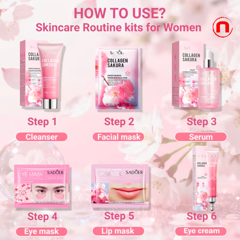 Cherry Blossom Moisturizing Set