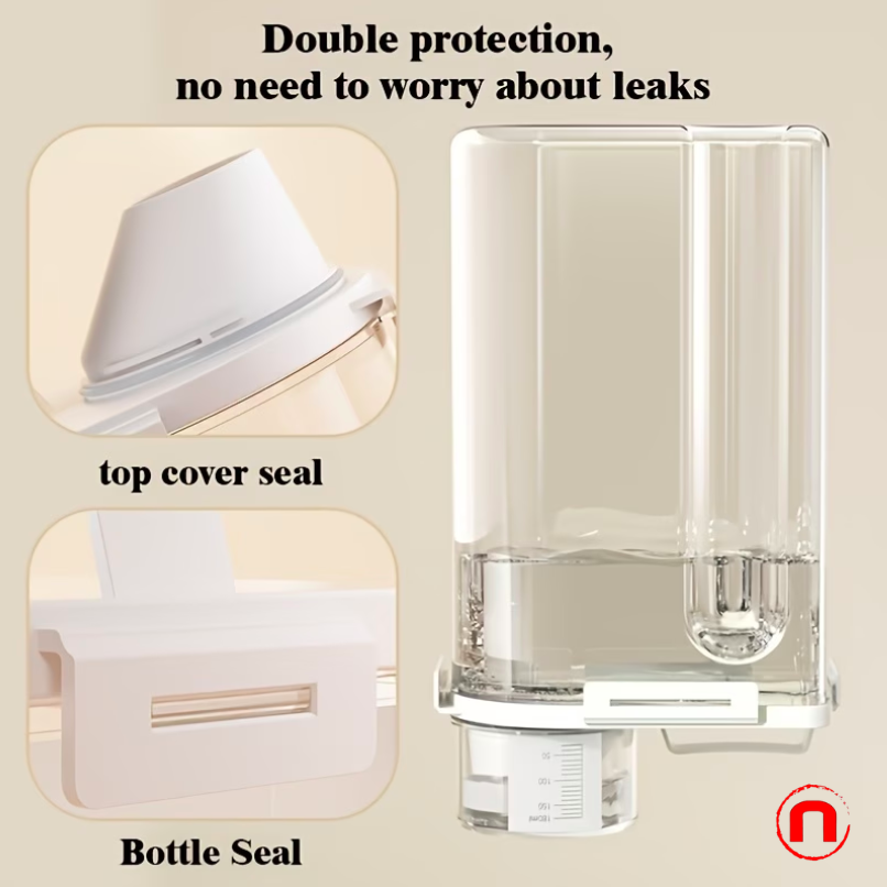 4-piece dry grain storage container