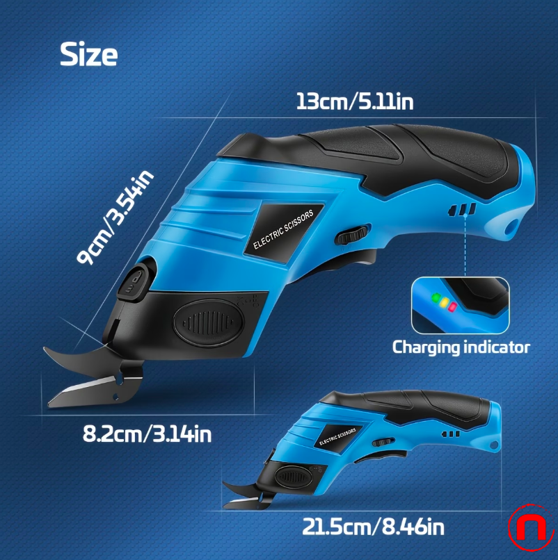 1pc Electric Fabric Scissors