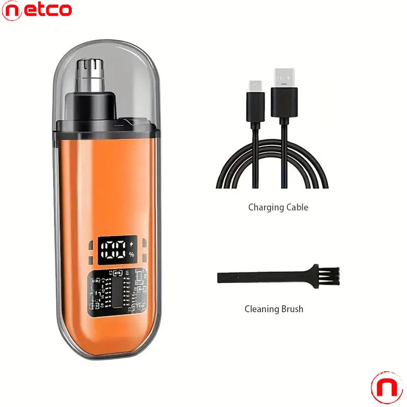 USB Rechargeable Nose and Ear Hair Trimmer for Men