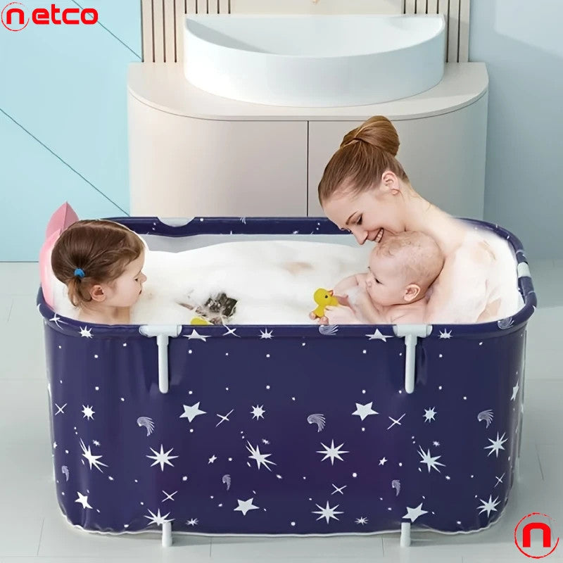 Portable Foldable Bathtub with Thermostatic Control & Ice Bath