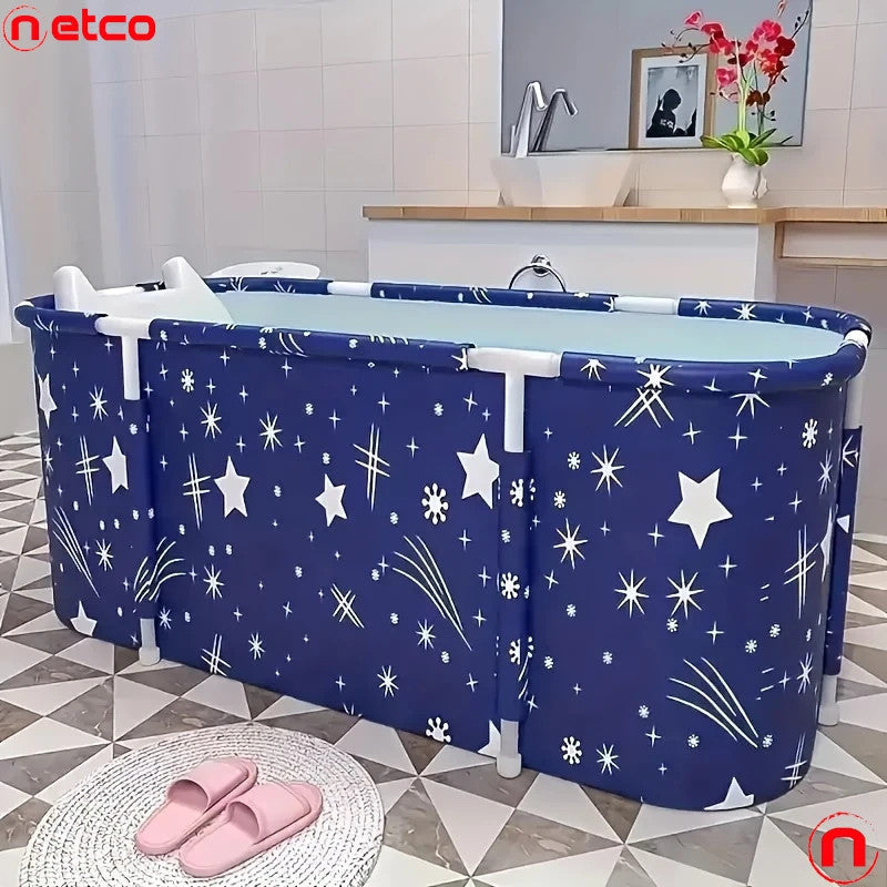 Portable Foldable Bathtub with Thermostatic Control & Ice Bath