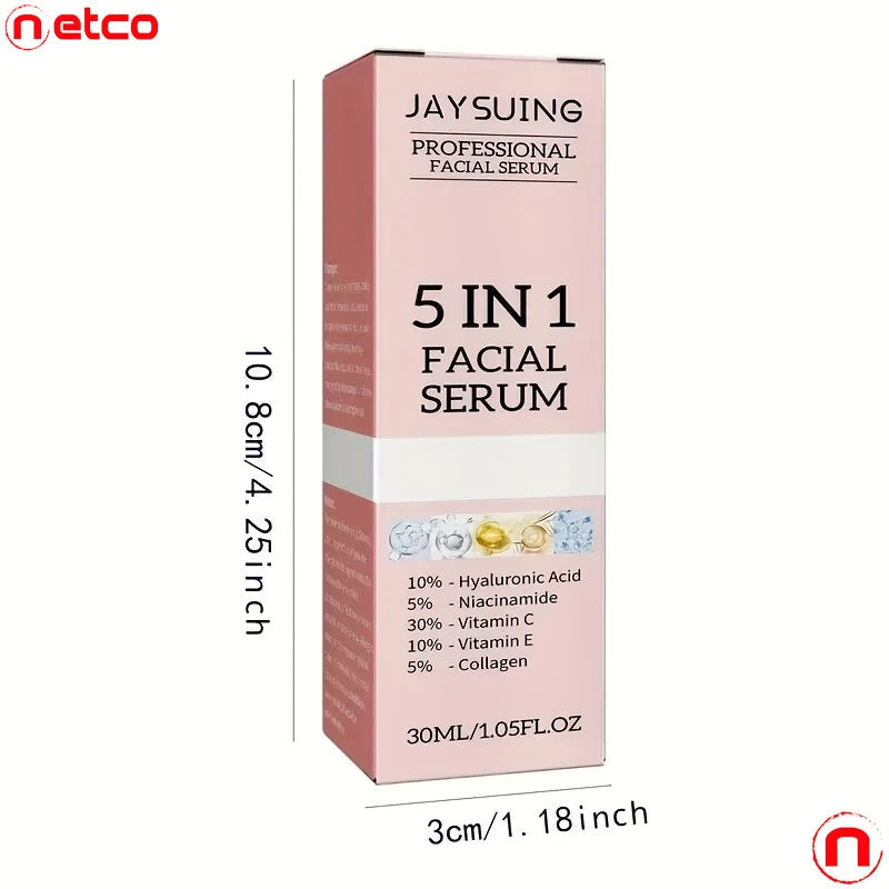 5-in-1 facial serum with hyaluronic acid