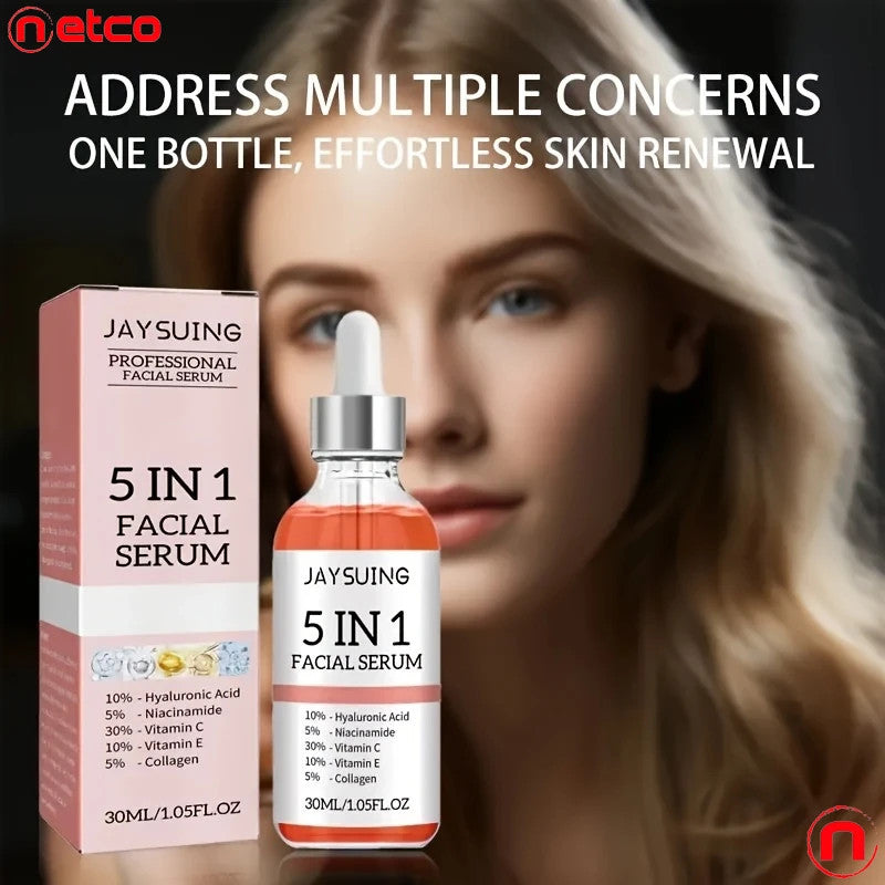 5-in-1 facial serum with hyaluronic acid