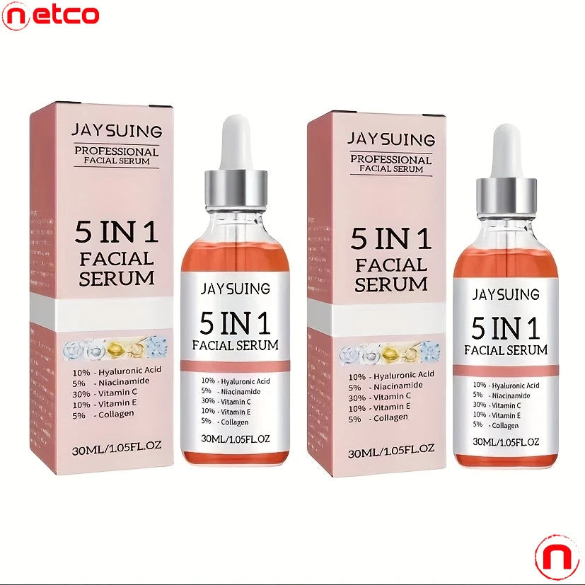5-in-1 facial serum with hyaluronic acid