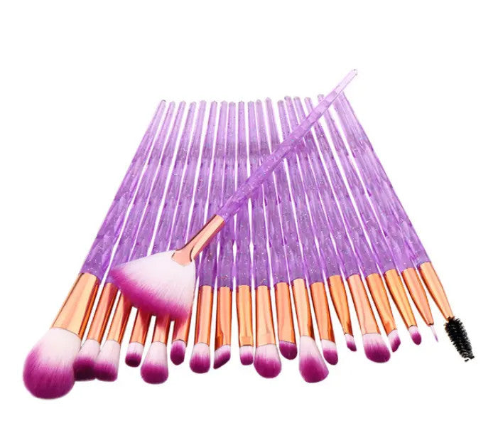 Professional makeup brush set