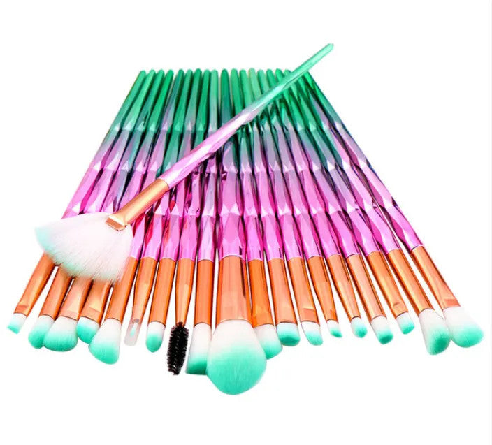 Professional makeup brush set