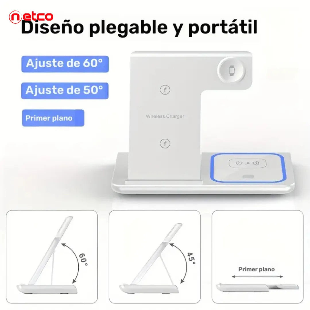 3-in-1 Wireless Charging Station: Power Everything, Anywhere