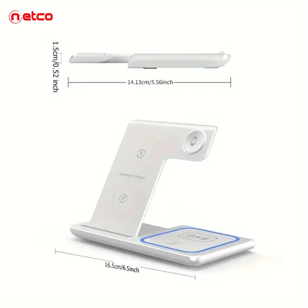 3-in-1 Wireless Charging Station: Power Everything, Anywhere